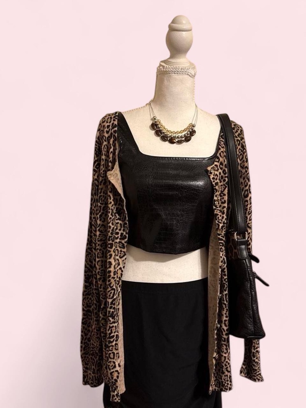 Jaclyn Smith Leopard Cardigan